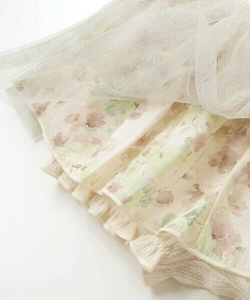 fillot de bebe reduction / フィヨ デュ ベベ ルダクティオン ベビー・キッズウエア | 【お揃い】チュールフラワースカートブルマ(60~90cm) | 詳細9