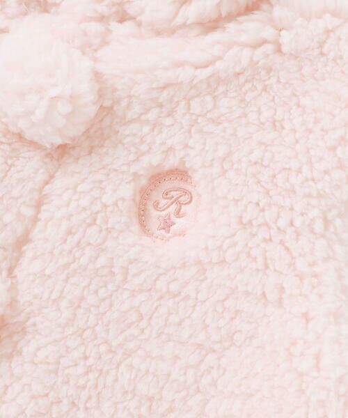 fillot de bebe reduction / フィヨ デュ ベベ ルダクティオン ベビー・キッズウエア | 【お揃い】モコモコ耳付きフードフリースベスト(60~90cm) | 詳細12