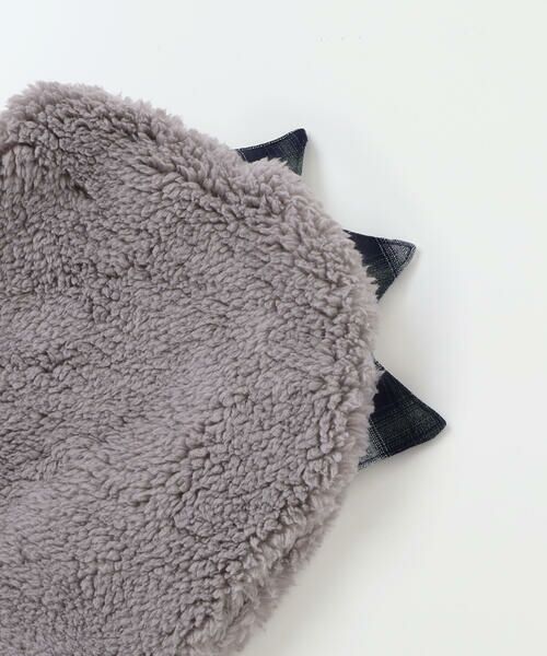 fillot de bebe reduction / フィヨ デュ ベベ ルダクティオン ベビー・キッズウエア | 【お揃い】モコモコ耳付きフードフリースベスト(60~90cm) | 詳細18