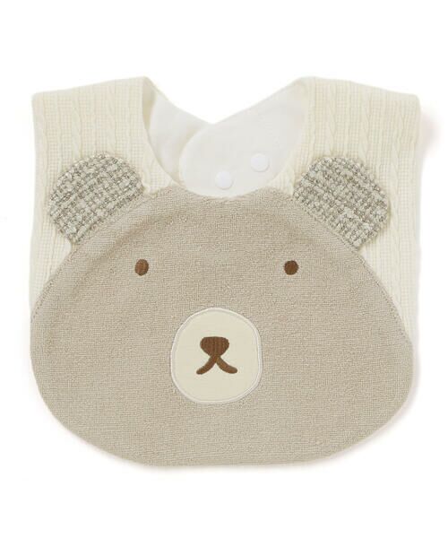 fillot de bebe reduction / フィヨ デュ ベベ ルダクティオン スタイ・ビブ | 【お揃い】くまモチーフ耳付きスタイ | 詳細2