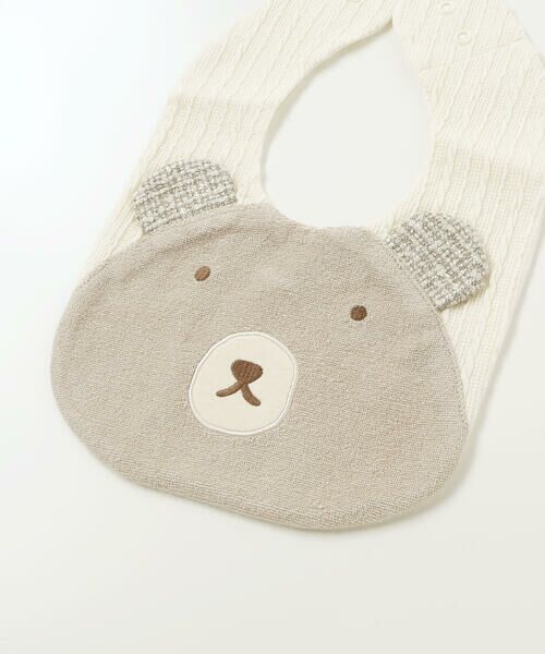 fillot de bebe reduction / フィヨ デュ ベベ ルダクティオン スタイ・ビブ | 【お揃い】くまモチーフ耳付きスタイ | 詳細4