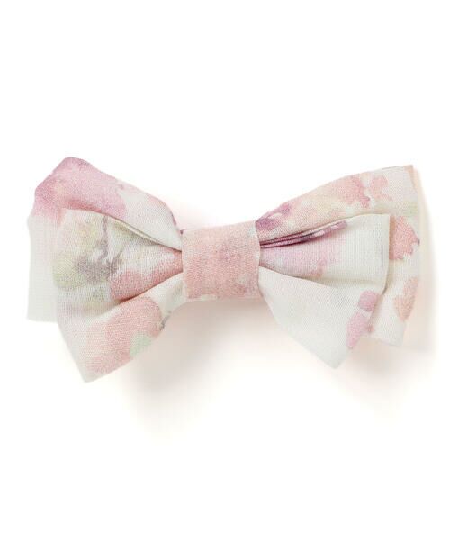 fillot de bebe reduction / フィヨ デュ ベベ ルダクティオン ベビー・キッズグッズ | 花柄シフォンリボンヘアクリップ | 詳細1