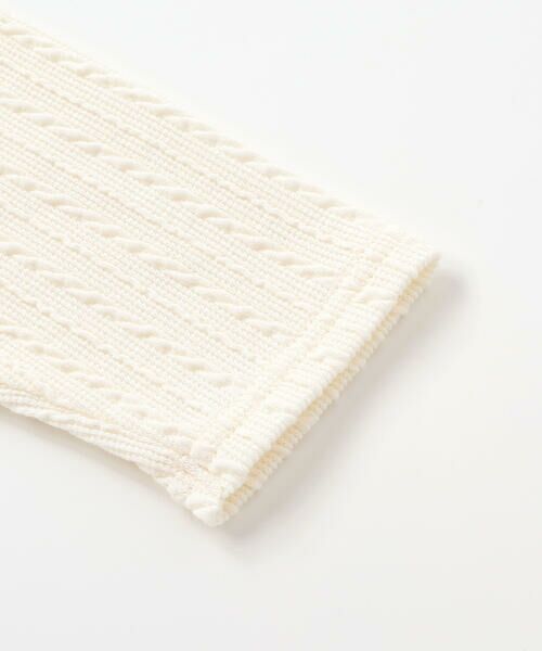 fillot de bebe reduction / フィヨ デュ ベベ ルダクティオン ベビー・キッズウエア | 【お揃い】ケーブルニットクマパッチ長袖Tシャツ(70~90cm) | 詳細10