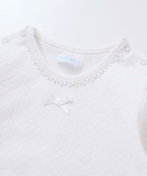 fillot de bebe reduction / フィヨ デュ ベベ ルダクティオン ベビー・キッズウエア | 【お揃い】レーシー天竺長袖Tシャツ(70~90cm) | 詳細4