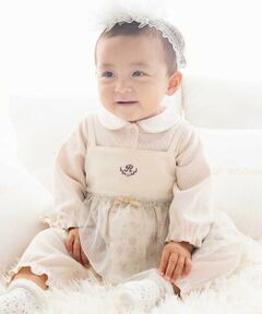 fillot de bebe reduction / フィヨ デュ ベベ ルダクティオン ロンパース | 【お揃い】チュニック付きテレコフェイスカバーオール(70~80cm)