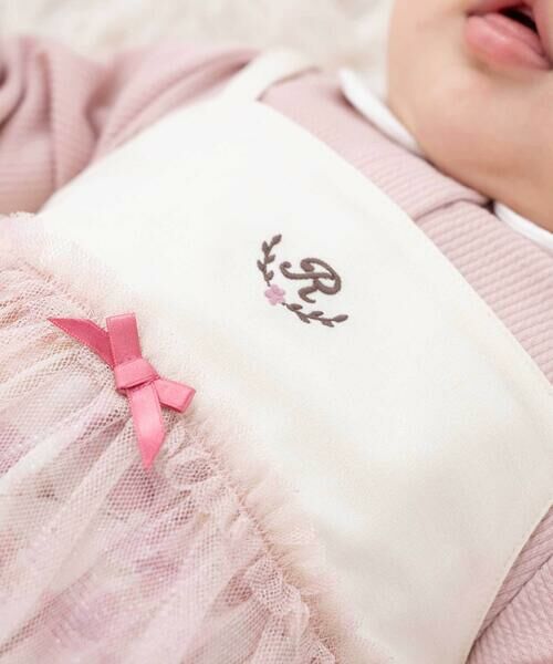 fillot de bebe reduction / フィヨ デュ ベベ ルダクティオン ロンパース | 【お揃い】チュニック付きテレコフェイスカバーオール(70~80cm) | 詳細2