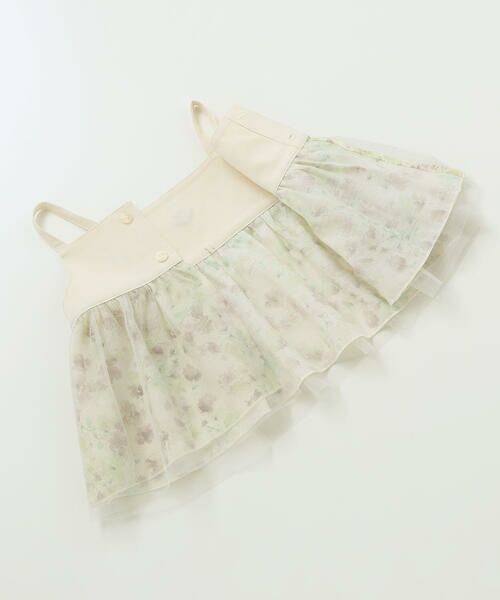 fillot de bebe reduction / フィヨ デュ ベベ ルダクティオン ロンパース | 【お揃い】チュニック付きテレコフェイスカバーオール(70~80cm) | 詳細18