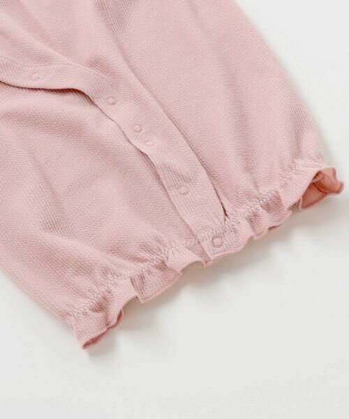 fillot de bebe reduction / フィヨ デュ ベベ ルダクティオン ロンパース | 【お揃い】テレコフェイスチュールフリル2WAYオール(50~75cm) | 詳細12