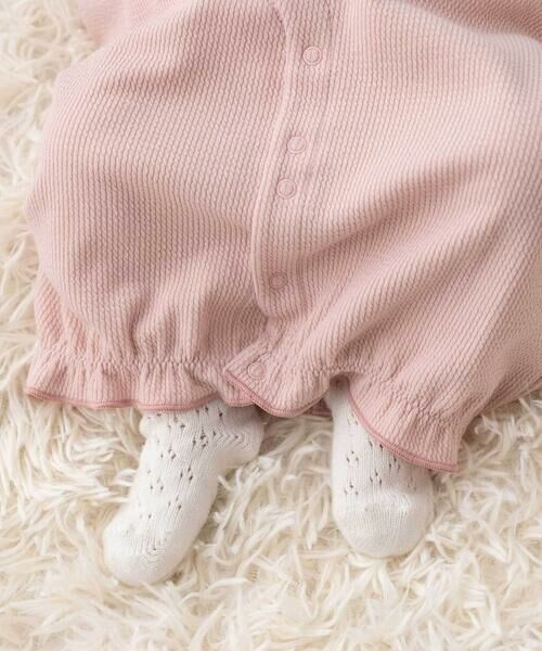 fillot de bebe reduction / フィヨ デュ ベベ ルダクティオン ロンパース | 【お揃い】テレコフェイスチュールフリル2WAYオール(50~75cm) | 詳細3