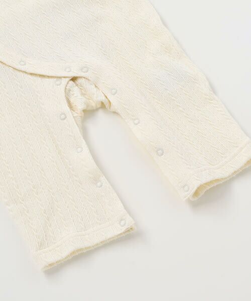 fillot de bebe reduction / フィヨ デュ ベベ ルダクティオン ロンパース | 【お揃い】ケーブルニットクマカバーオール(70~80cm) | 詳細12