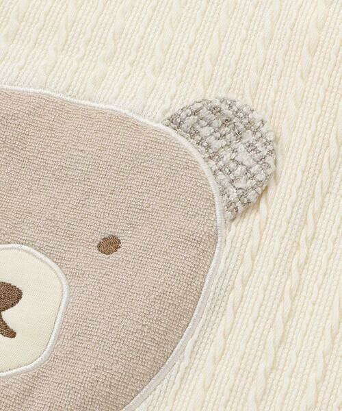 fillot de bebe reduction / フィヨ デュ ベベ ルダクティオン ロンパース | 【お揃い】ケーブルニットクマカバーオール(70~80cm) | 詳細14