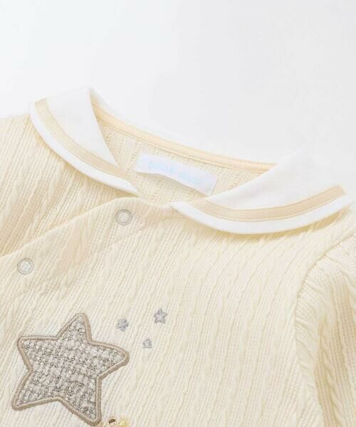 fillot de bebe reduction / フィヨ デュ ベベ ルダクティオン ロンパース | 【お揃い】ケーブルニットクマカバーオール(70~80cm) | 詳細7