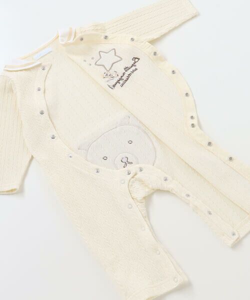 fillot de bebe reduction / フィヨ デュ ベベ ルダクティオン ロンパース | 【お揃い】ケーブルニットクマカバーオール(70~80cm) | 詳細9