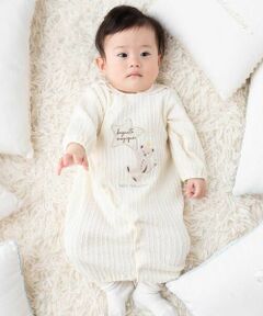 fillot de bebe reduction / フィヨ デュ ベベ ルダクティオン ロンパース | 【お揃い】ケーブルニットクマ2WAYオール(50~75cm)