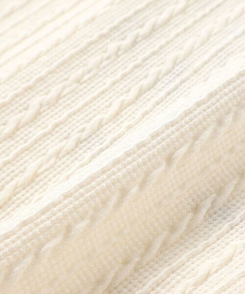 fillot de bebe reduction / フィヨ デュ ベベ ルダクティオン ロンパース | 【お揃い】ケーブルニットクマ2WAYオール(50~75cm) | 詳細12