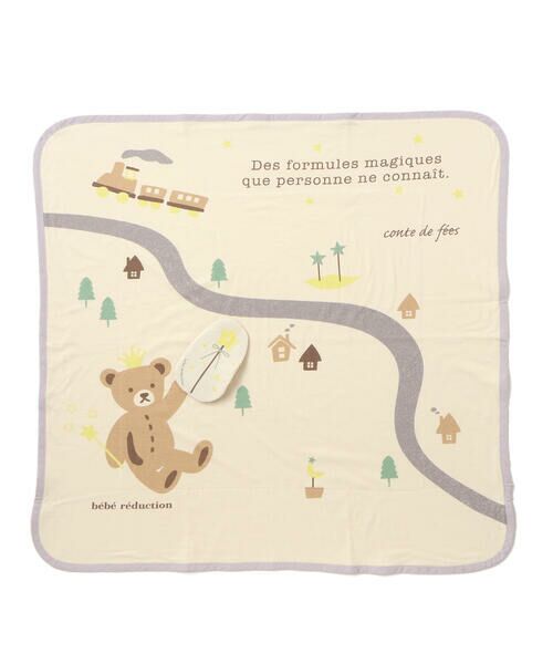 fillot de bebe reduction / フィヨ デュ ベベ ルダクティオン セットアップ | くまのルウちゃんプリントおくるみ＆カシャカシャセット | 詳細11