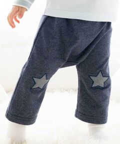 fillot de bebe reduction / フィヨ デュ ベベ ルダクティオン ベビー・キッズウエア | 【お揃い】ボーダー星パッチインレイロングパンツ(70~90cm)