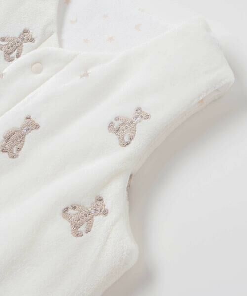 fillot de bebe reduction / フィヨ デュ ベベ ルダクティオン ベビー・キッズウエア | 【お揃い】マイクロフリースクマ刺しゅうベスト(60~90cm) | 詳細9