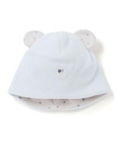 【お揃い】フリース耳付き帽子(44~46cm)