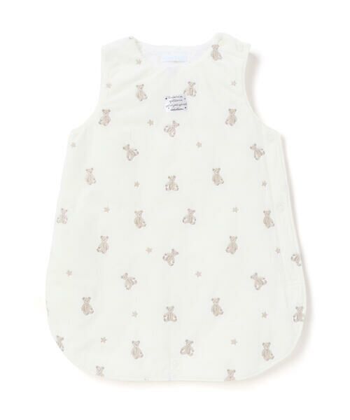 fillot de bebe reduction / フィヨ デュ ベベ ルダクティオン ベビー・キッズグッズ | 【お揃い】マイクロフリースクマ刺しゅうスリーパー(50~90cm) | 詳細1