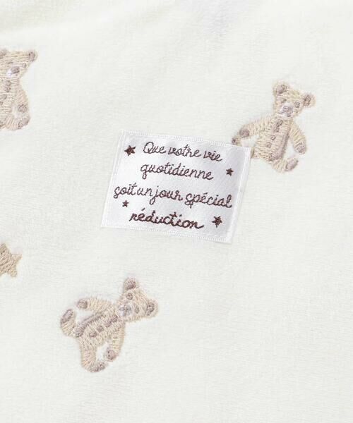 fillot de bebe reduction / フィヨ デュ ベベ ルダクティオン ベビー・キッズグッズ | 【お揃い】マイクロフリースクマ刺しゅうスリーパー(50~90cm) | 詳細5