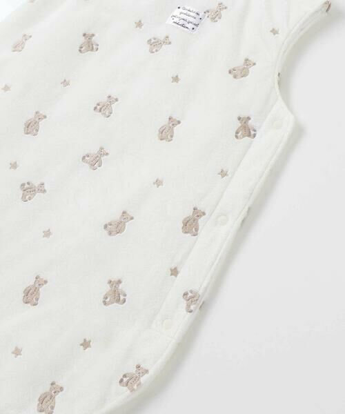 fillot de bebe reduction / フィヨ デュ ベベ ルダクティオン ベビー・キッズグッズ | 【お揃い】マイクロフリースクマ刺しゅうスリーパー(50~90cm) | 詳細6