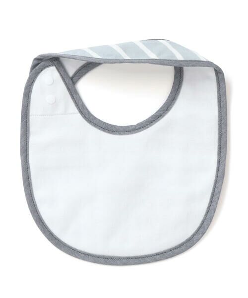 fillot de bebe reduction / フィヨ デュ ベベ ルダクティオン スタイ・ビブ | 【お揃い】ボーダー切り替え汽車モチーフスタイ | 詳細2