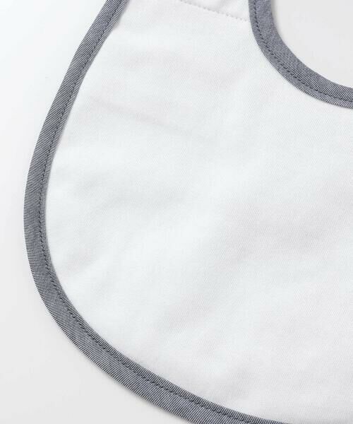 fillot de bebe reduction / フィヨ デュ ベベ ルダクティオン スタイ・ビブ | 【お揃い】ボーダー切り替え汽車モチーフスタイ | 詳細5