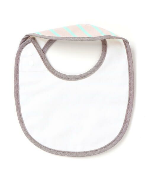 fillot de bebe reduction / フィヨ デュ ベベ ルダクティオン スタイ・ビブ | 【お揃い】ボーダー切り替え汽車モチーフスタイ | 詳細7