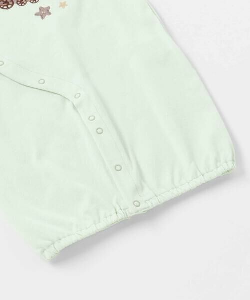 fillot de bebe reduction / フィヨ デュ ベベ ルダクティオン ロンパース | 【お揃い】天竺汽車パッチ長袖2WAYオール(50~75cm) | 詳細8