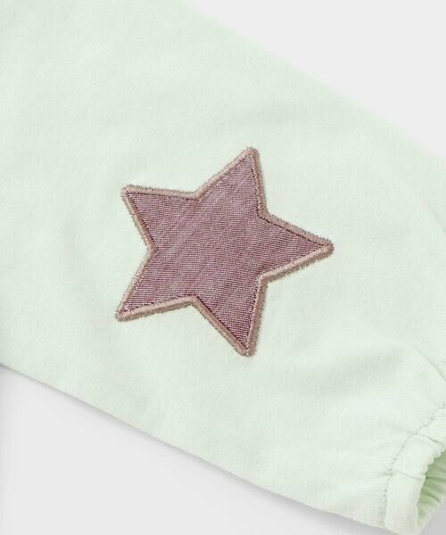 fillot de bebe reduction / フィヨ デュ ベベ ルダクティオン ロンパース | 【お揃い】天竺汽車パッチ長袖2WAYオール(50~75cm) | 詳細9