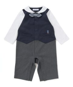 fillot de bebe reduction / フィヨ デュ ベベ ルダクティオン ベビー・キッズウエア | 【お揃い】ベスト重ね着風カバーオール(70~80cm)