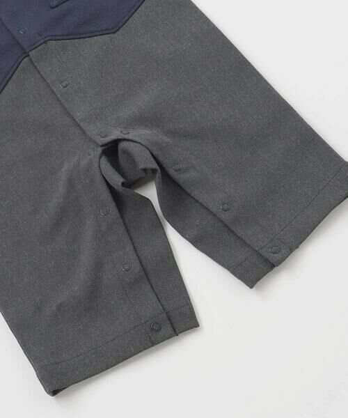 fillot de bebe reduction / フィヨ デュ ベベ ルダクティオン ベビー・キッズウエア | 【お揃い】ベスト重ね着風カバーオール(70~80cm) | 詳細10