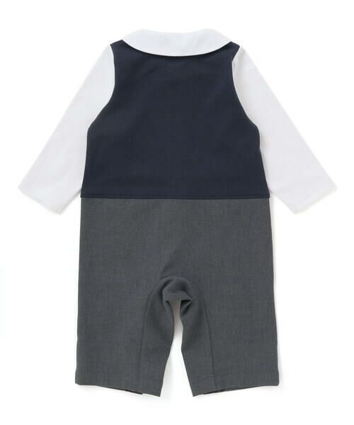 fillot de bebe reduction / フィヨ デュ ベベ ルダクティオン ベビー・キッズウエア | 【お揃い】ベスト重ね着風カバーオール(70~80cm) | 詳細2