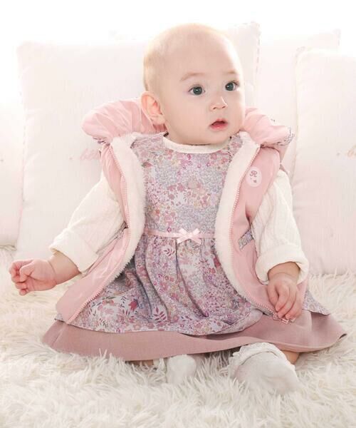 fillot de bebe reduction / フィヨ デュ ベベ ルダクティオン ベビー・キッズウエア | 【お揃い】リバティタナローン(Patchwork Classics)ブルマ付きワンピース(70~90cm) | 詳細1