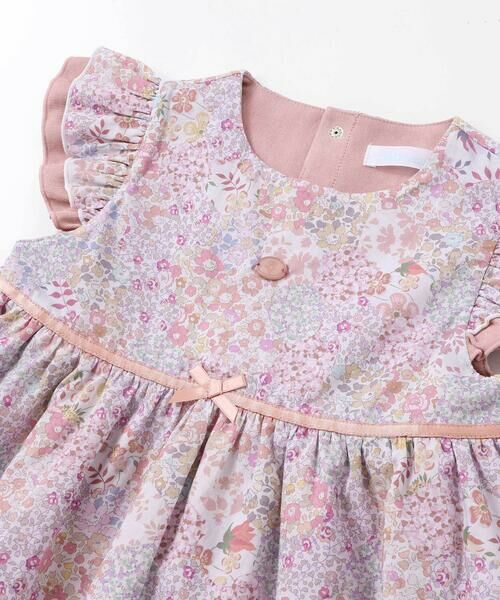 fillot de bebe reduction / フィヨ デュ ベベ ルダクティオン ベビー・キッズウエア | 【お揃い】リバティタナローン(Patchwork Classics)ブルマ付きワンピース(70~90cm) | 詳細5