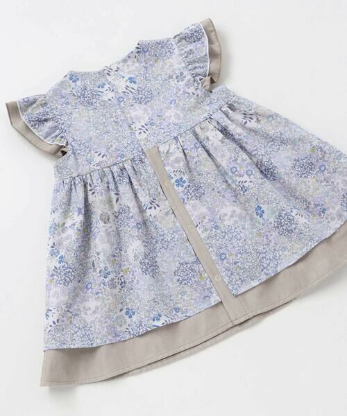 fillot de bebe reduction / フィヨ デュ ベベ ルダクティオン ベビー・キッズウエア | 【お揃い】リバティタナローン(Patchwork Classics)ブルマ付きワンピース(70~90cm) | 詳細17