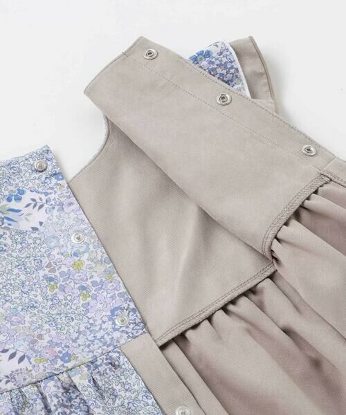 fillot de bebe reduction / フィヨ デュ ベベ ルダクティオン ベビー・キッズウエア | 【お揃い】リバティタナローン(Patchwork Classics)ブルマ付きワンピース(70~90cm) | 詳細19