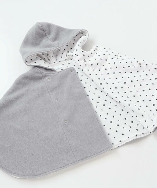 fillot de bebe reduction / フィヨ デュ ベベ ルダクティオン ベビー・キッズウエア | フード付きPコート風フリースマント(50~90cm) | 詳細10