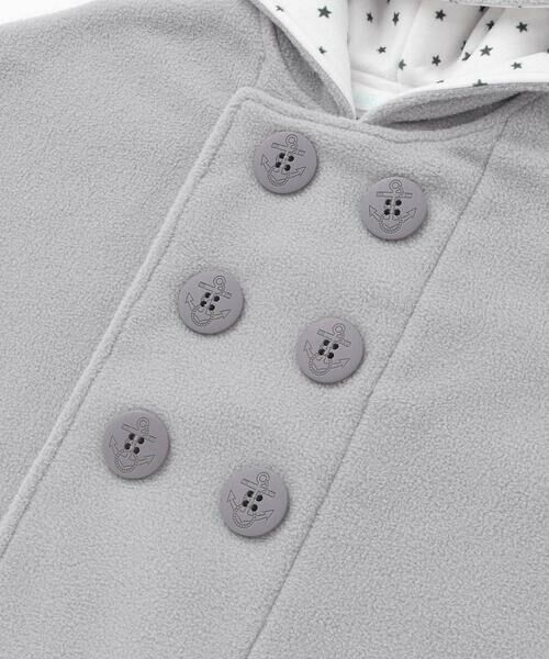 fillot de bebe reduction / フィヨ デュ ベベ ルダクティオン ベビー・キッズウエア | フード付きPコート風フリースマント(50~90cm) | 詳細6