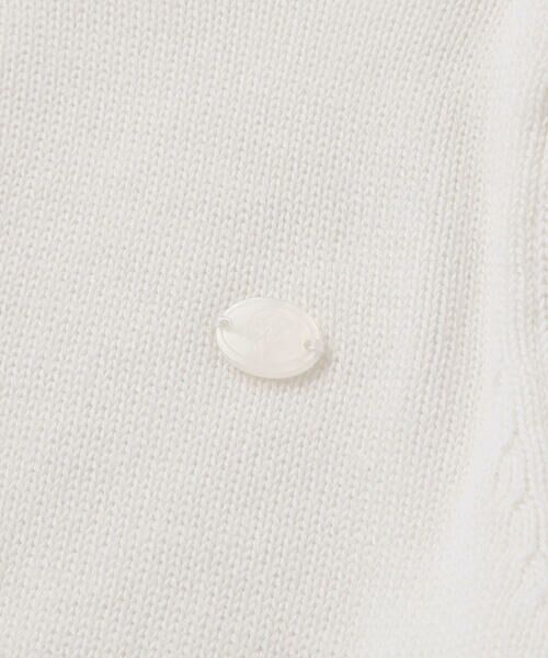 fillot de bebe reduction / フィヨ デュ ベベ ルダクティオン ベビー・キッズウエア | レーシーニット長袖ボレロカーディガン(70~90cm) | 詳細5