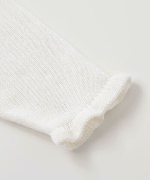 fillot de bebe reduction / フィヨ デュ ベベ ルダクティオン ベビー・キッズウエア | レーシーニット長袖ボレロカーディガン(70~90cm) | 詳細6