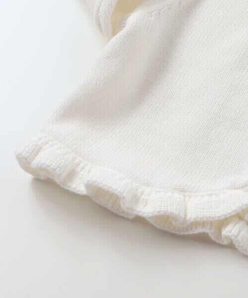 fillot de bebe reduction / フィヨ デュ ベベ ルダクティオン ベビー・キッズウエア | レーシーニット長袖ボレロカーディガン(70~90cm) | 詳細7