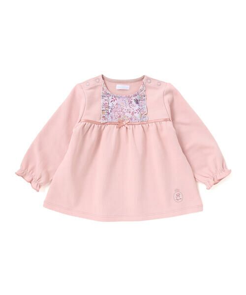 fillot de bebe reduction / フィヨ デュ ベベ ルダクティオン ベビー・キッズウエア | 【お揃い】リバティタナローン(Patchwork Classics)Aライントレーナー(70~90cm) | 詳細4