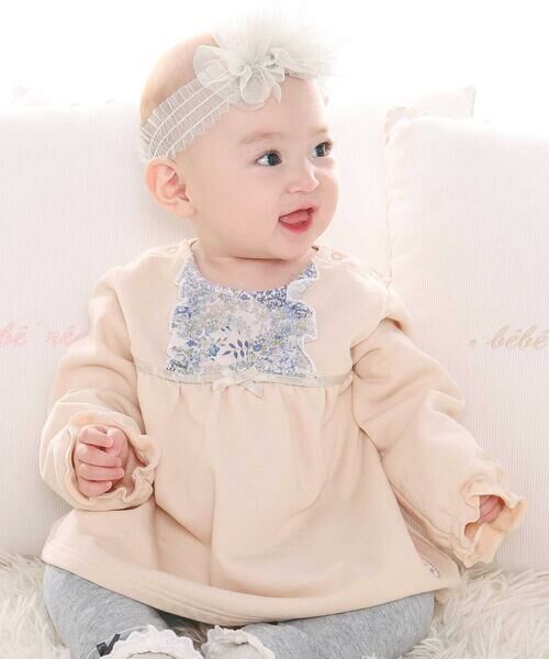 fillot de bebe reduction / フィヨ デュ ベベ ルダクティオン ベビー・キッズウエア | 【お揃い】リバティタナローン(Patchwork Classics)Aライントレーナー(70~90cm) | 詳細14