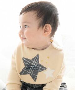 fillot de bebe reduction / フィヨ デュ ベベ ルダクティオン その他雑貨 | 【お揃い】チェック柄ジャガード星パッチワークスタイ
