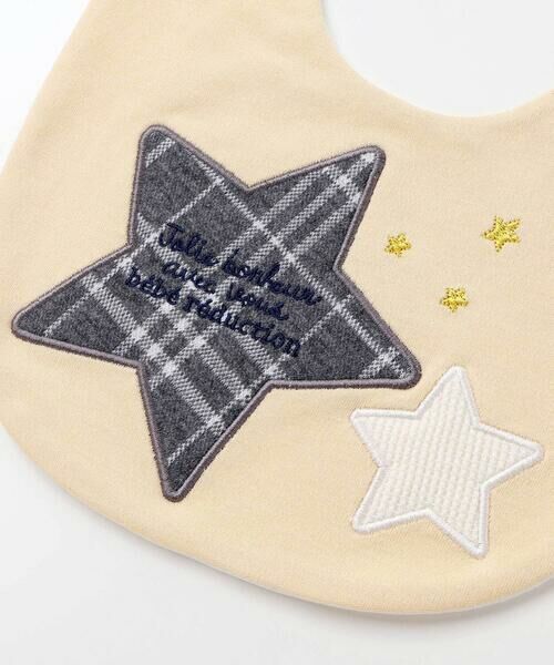 fillot de bebe reduction / フィヨ デュ ベベ ルダクティオン その他雑貨 | 【お揃い】チェック柄ジャガード星パッチワークスタイ | 詳細4