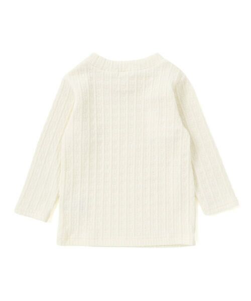 fillot de bebe reduction / フィヨ デュ ベベ ルダクティオン ベビー・キッズウエア | ケーブルニットTシャツ(70~90cm) | 詳細2