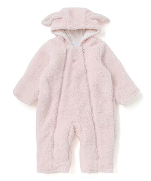 fillot de bebe reduction / フィヨ デュ ベベ ルダクティオン ロンパース | 【お揃い】モコモコミミ付フリースバギーオール(60~80cm) | 詳細6