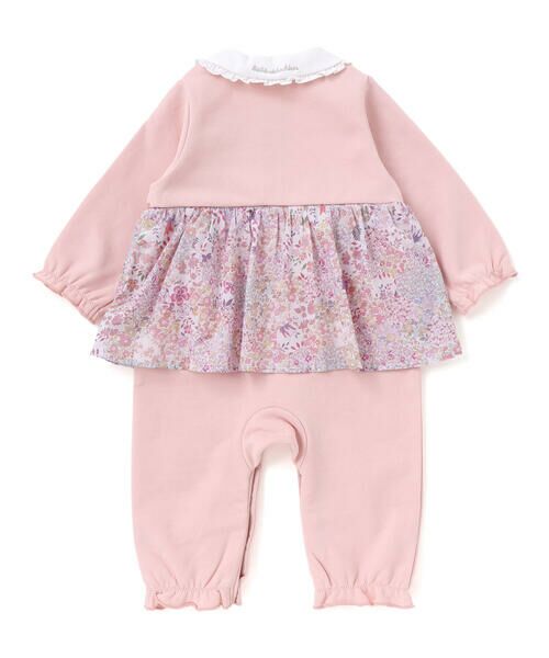 fillot de bebe reduction / フィヨ デュ ベベ ルダクティオン ロンパース | 【お揃い】リバティタナローン(Patchwork Classics)エプロン付きカバーオール(70~80cm) | 詳細5